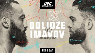 UFC Vegas 85 Results & Highlights: Nassourdine Imavov Outclasses Roman Dolidze