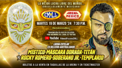 CMLL Martes de Arena Mexico (3/19/2024) Results: Místico, Rocky Romero, Los Barbaros, Neón, More Set