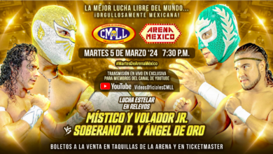 CMLL Martes de Arena Mexico (3/5/2024) Results: Mistico & Volador Jr vs Soberano Jr & Angel De Oro