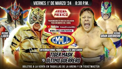 CMLL Viernes Espectacular (3/1/2024) Results: Tiger Mask vs Último Guerrero, Catalina, Mistico, More