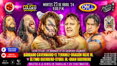 CMLL Martes de Glamour (4/23/2024) Results: Bárbaros vs Guerreros Laguneros, Two Title Bouts, More