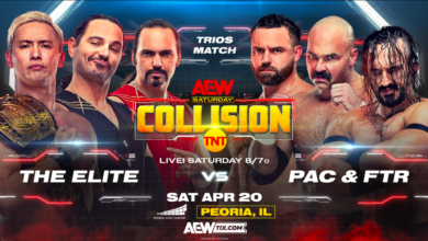 AEW Collision (4/20/2024) Results: The Elite vs. PAC & FTR, BCC, Powerhouse Hobbs, Skye Blue, More