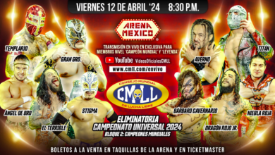 CMLL Viernes Espectacular (4/12/2024) Results: Titán, Mascara Dorada, Divinos Laguneros, More Set