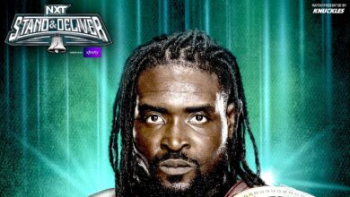 Oba Femi Retains NXT North American Title In Front Of Knuckles The Echidna At NXT Stand & Deliver