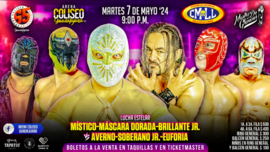CMLL Martes de Glamour (5/7/2024) Results: Místico, Máscara Dorada & Brillante Jr Team Up, More Set