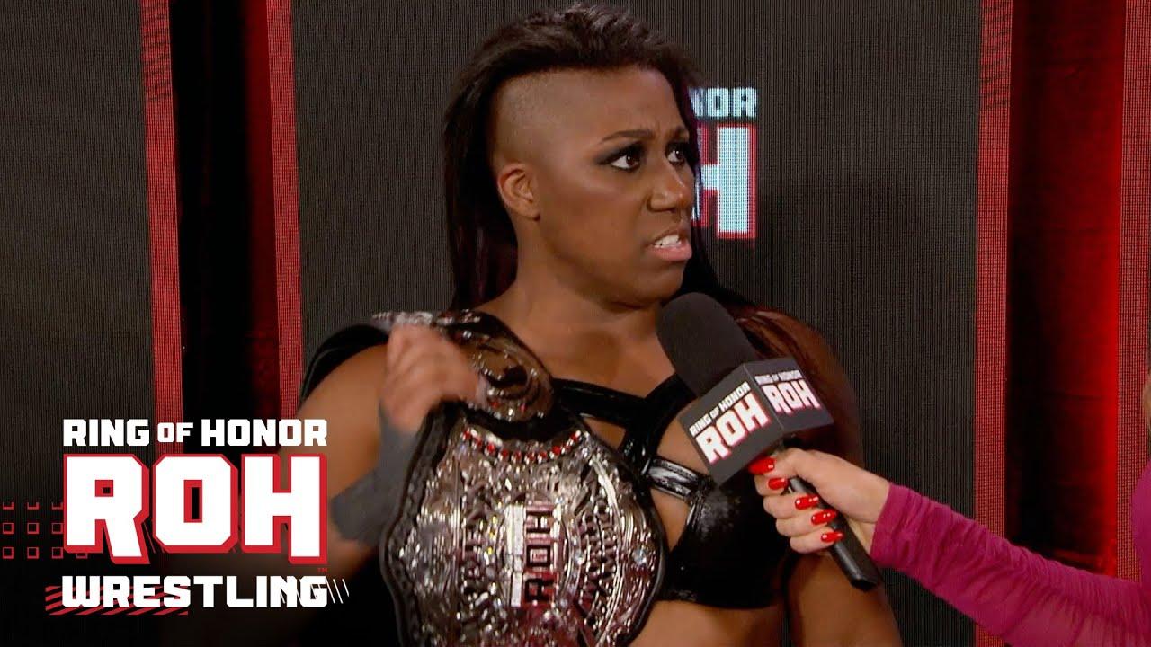 Athena Passes 1,300 Day Mark As ROH Women’s World Champion