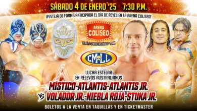 CMLL Sábado De Coliseo (1/4/2025) Results: Místico, Atlantis, Volador Jr, Neón, Reyna Isis, More