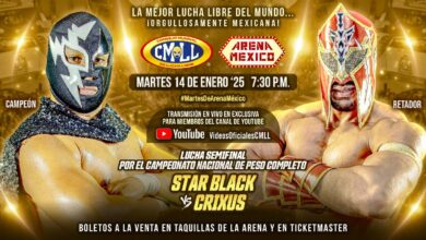 CMLL Martes de Arena Mexico (1/14/2025) Results: Star Black vs. Crixus, Guerreros Laguneros, More