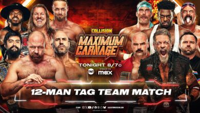 AEW Collision Maximum Carnage (1/18/2025) Results: 12-Man Tag, Hangman Page, Toni Storm, Okada, More