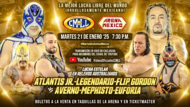 CMLL Martes de Arena Mexico (1/21/2025) Results: Atlantis Jr, Flip Gordon & Legendario vs Infernales
