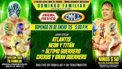 CMLL Domingo Familiar (1/26/2025) Results: Atlantis, Titán & Neón vs. Crixus & Guerreros Laguneros