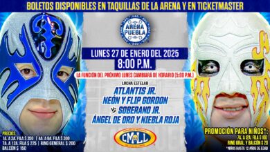CMLL Lunes Clásico (1/27/2025) Results: Atlantis Jr, Neón, Hermanos Chávez, Infernales, More