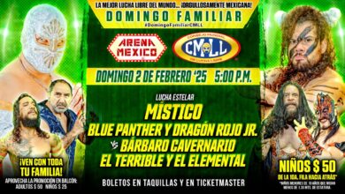CMLL Domingo Familiar (2/2/2025) Results: Místico, Blue Panther, Bárbaros, Templario, Esfinge, More