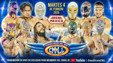 CMLL Martes de Arena Mexico (2/4/2025) Results: Reyes del Aire Match, Bárbaro Cavernario vs. Difunto