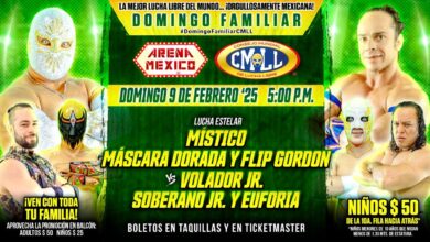 CMLL Domingo Familiar (2/9/2025) Results: Flip Gordon & Sky Team vs. Volador Jr. & Soberanos, More