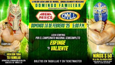 CMLL Domingo Familiar (2/16/2025) Results: Esfinge vs. Valiente, Místico, Hermanos Chávez, More Set