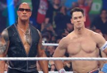 john cena the rock wwe elimination chamber