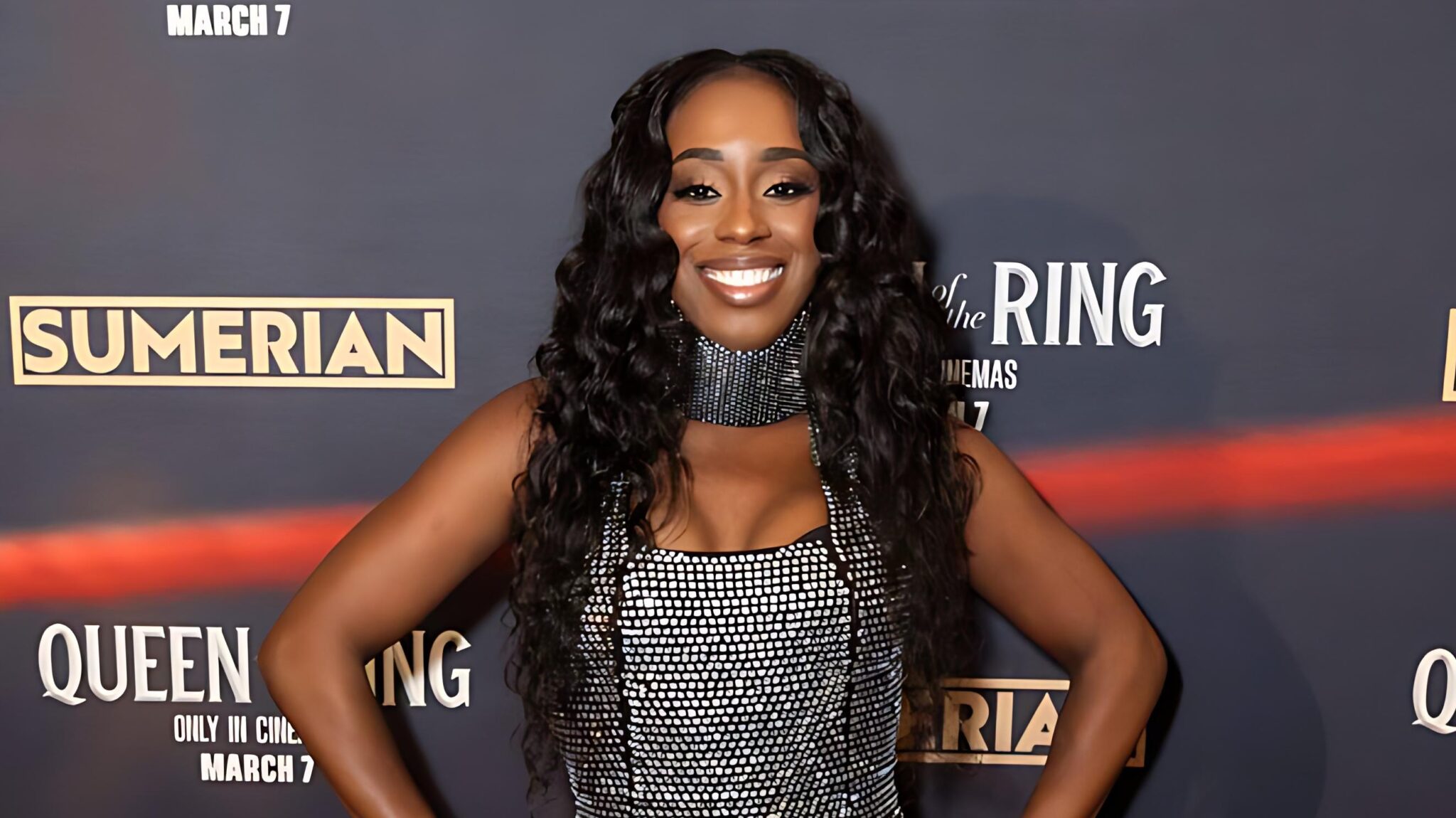 Naomi Wears Neck Brace At 'Queen Of The Ring' Premiere; Athena, Jey Uso ...