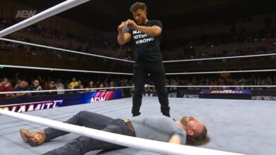 MJF Tries To Set Hangman Page On Fire On AEW Dynamite, Gets Stopped By Security