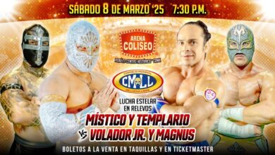 CMLL Sábado De Coliseo (3/8/2025) Results: Místico & Templario vs Depredadores, Fuerza Tapatía, More