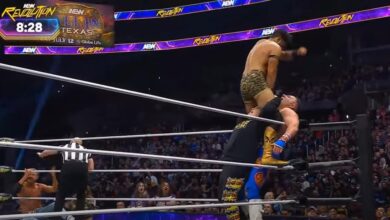 Big Justice Hits A Powerbomb, Helps Big Boom AJ Win Trios Match At AEW Revolution Zero Hour