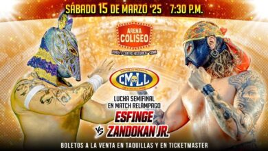 CMLL Sábado De Coliseo (3/15/2025) Results: Esfinge vs. Zandokan Jr, Sky Team, Taya Valkyrie, More