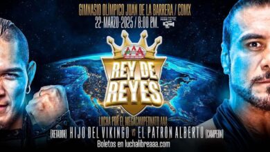 AAA Rey de Reyes (3/22/2025) Results: AAA Mega Title Match Headlines, Rey de Reyes Tourney, More