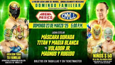 CMLL Domingo Familiar (3/23/2025) Results: Máscara Dorada, Titán & Magia Blanca vs. Depredadores