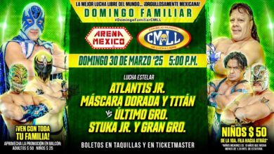CMLL Domingo Familiar (3/30/2025) Results: Atlantis Jr, Titán & Máscara Dorada vs Guerreros Laguneros