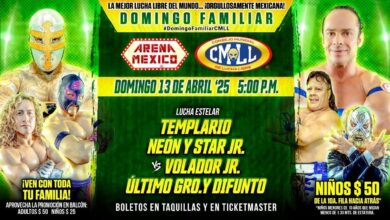 CMLL Domingo Familiar (4/13/2025) Results: Templario, Neon & Star Jr. Team Up, More Set