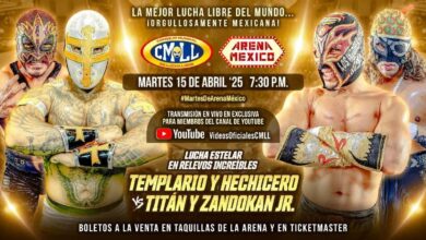 CMLL Martes de Arena Mexico (4/15/2025) Results: Templario & Hechicero vs. Titán & Zandokan Jr, More