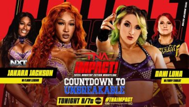 TNA iMPACT! (4/17/2025) Results: Jakara Jackson vs. Dani Luna, Leon Slater, Jasmyn Nyx, More Set