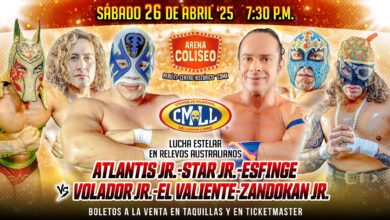 CMLL Sábado De Coliseo (4/26/2025) Results: Atlantis Jr., Zandokan Jr., KUSHIDA, Billie Starkz, More