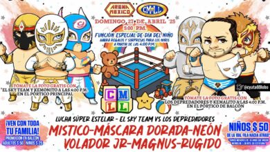 CMLL Domingo Familiar (4/27/2025) Stream & Results: Sky Team vs. Depredadores, Lady Frost, KUSHIDA