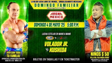 CMLL Domingo Familiar (5/4/2025) Results: Volador Jr vs KUSHIDA, Satoshi Kojima, Averno, Titán, More