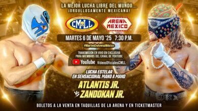 CMLL Martes de Arena Mexico (5/6/2025) Results: Atlantis Jr vs. Zandokan Jr, KUSHIDA, More MLW Stars
