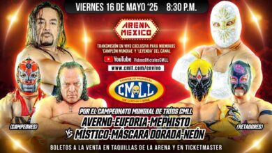 CMLL Viernes Espectacular (5/16/2025) Results: Infernales vs. Sky Team for World Trios Titles, More