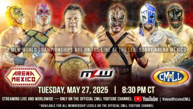 CMLL Martes de Arena Mexico (5/27/2025) Results: Two MLW Title Matches, Templario, Kira, More Set
