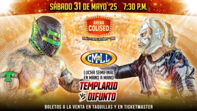 CMLL Sábado de Arena Coliseo (5/31/2025) Results: Templario vs. Difunto, Sky Team, Fuerza Tapatía
