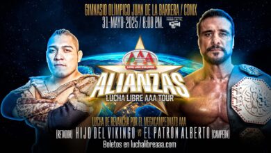 AAA Alianzas (5/31/2025) Results: Hijo del Vikingo vs. Alberto El Patrón for Mega Title Headlines