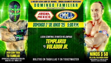 CMLL Domingo Familiar (6/1/2025) Results: Templario vs. Volador Jr., Místico, Dragones, More Set