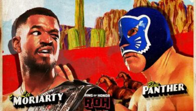 Lee Moriarty Defending Pure Championship Against Blue Panther At ROH Supercard Of Honor