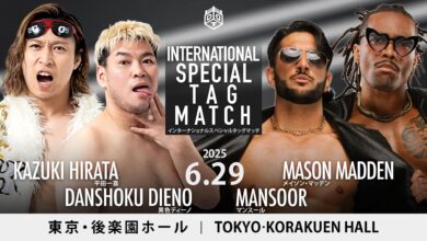 MxM Collection vs. Kazuki Hirata & Danshoku Dieno Set For 6/29 DDT Event