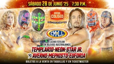 CMLL Sábado De Coliseo (6/28/2025) Results: Templario, Neón & Star Jr. vs. Infernales, More Set