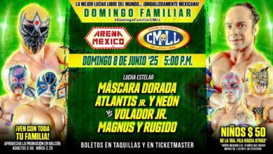CMLL Domingo Familiar (6/8/2025) Results: Atlantis Jr. & Sky Team vs. Depredadores, Barbaros, More