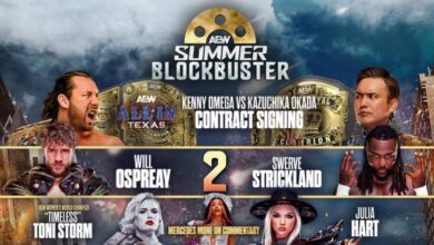 AEW Summer Blockbuster 2025 (6/11) Results: Swerve Strickland vs. Will Ospreay, Okada vs. Omega Contract Signing