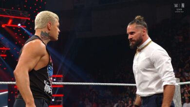 Cody Rhodes Stops Seth Rollins From Attacking Jey Uso On WWE Raw