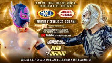 CMLL Martes de Arena Mexico (7/1/2025) Results: Neón vs. Difunto, Místico, Infernales, Kira, More