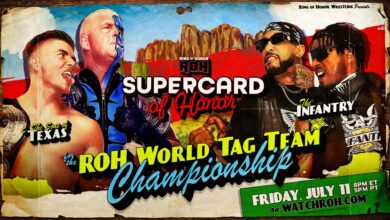 Dustin Rhodes And Sammy Guevara To Defend ROH Tag Gold Against The Infantry At ROH Supercard Of Honor