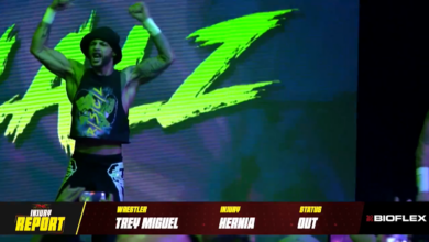 Trey Miguel Sidelined With Hernia Injury